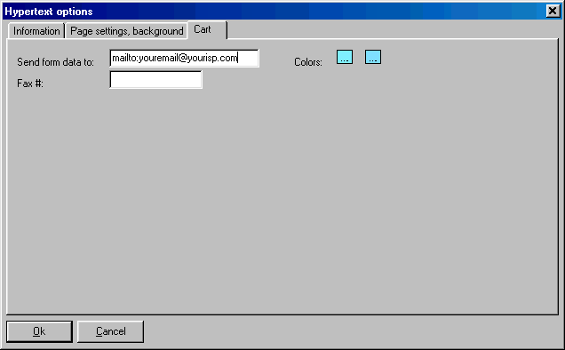 Shopping cart properties